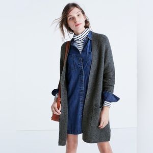 Madewell Backstage Grey Cardigan Sweater